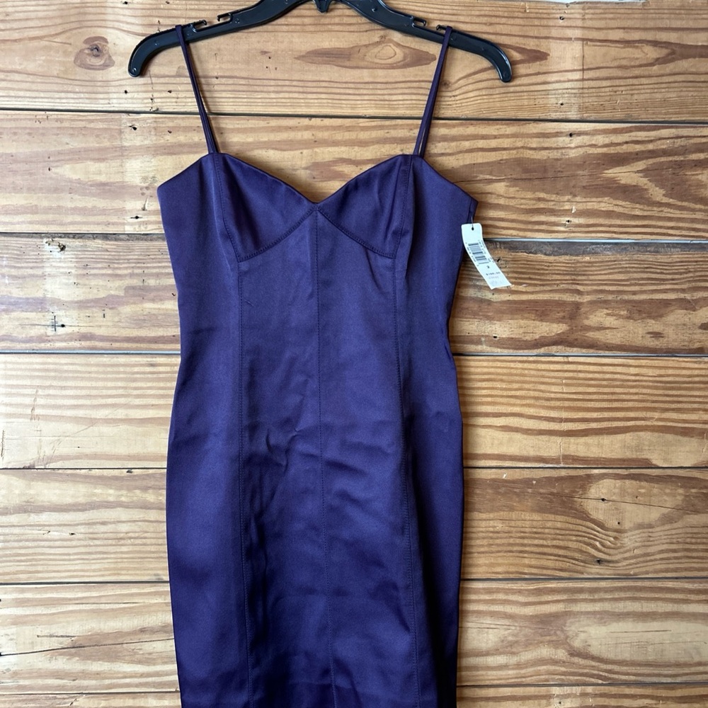 Laundry By Shelli Segal Blue Spaghetti Strap Bodycon Dress